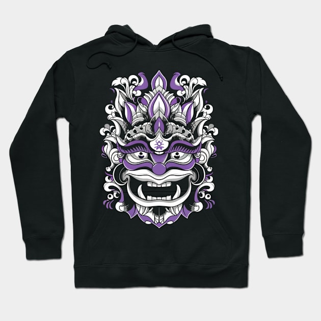 Barong mask Hoodie by Ridzdesign